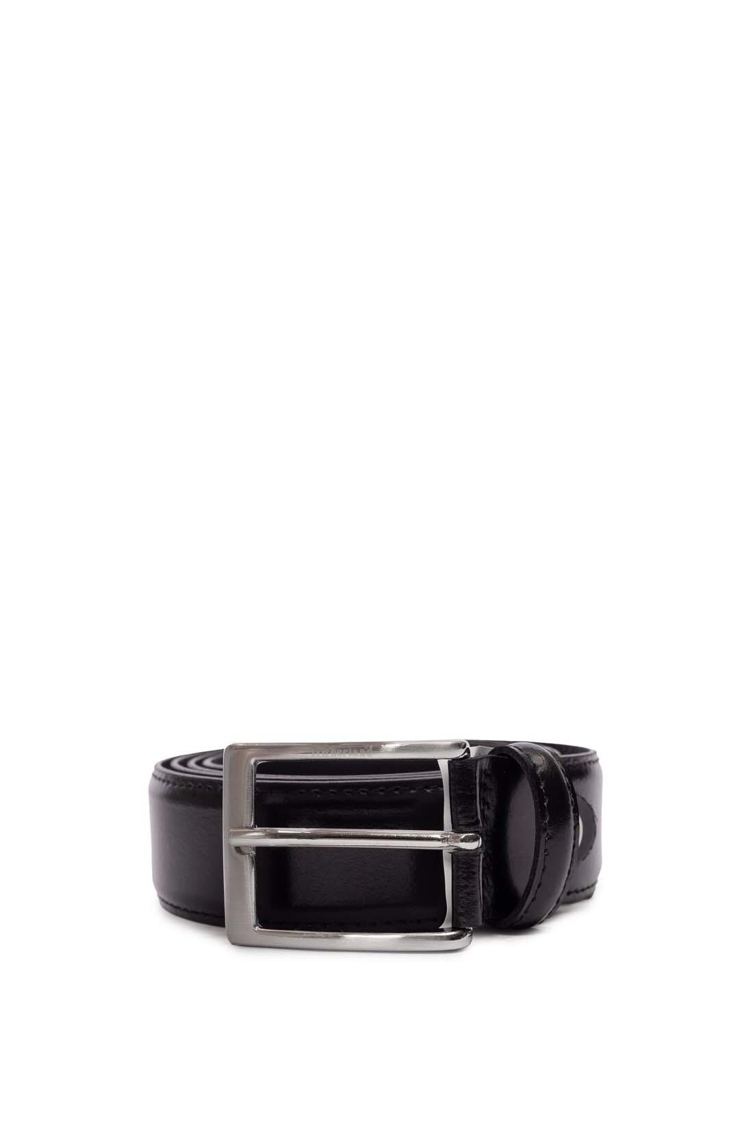 Cintura uomo in pelle con logo 2/4