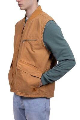 Giubbotto smanicato uomo in canvas