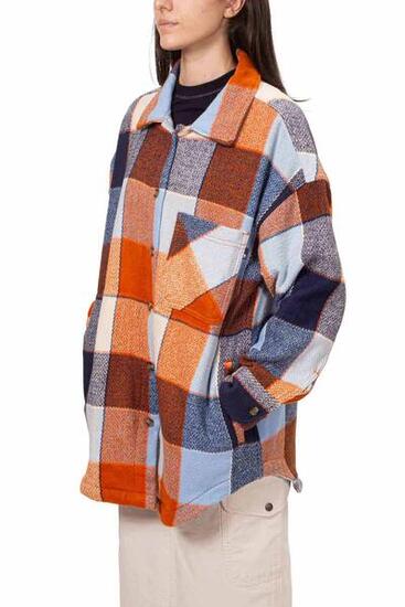 Sopracamicia donna in flanella pesante tartan