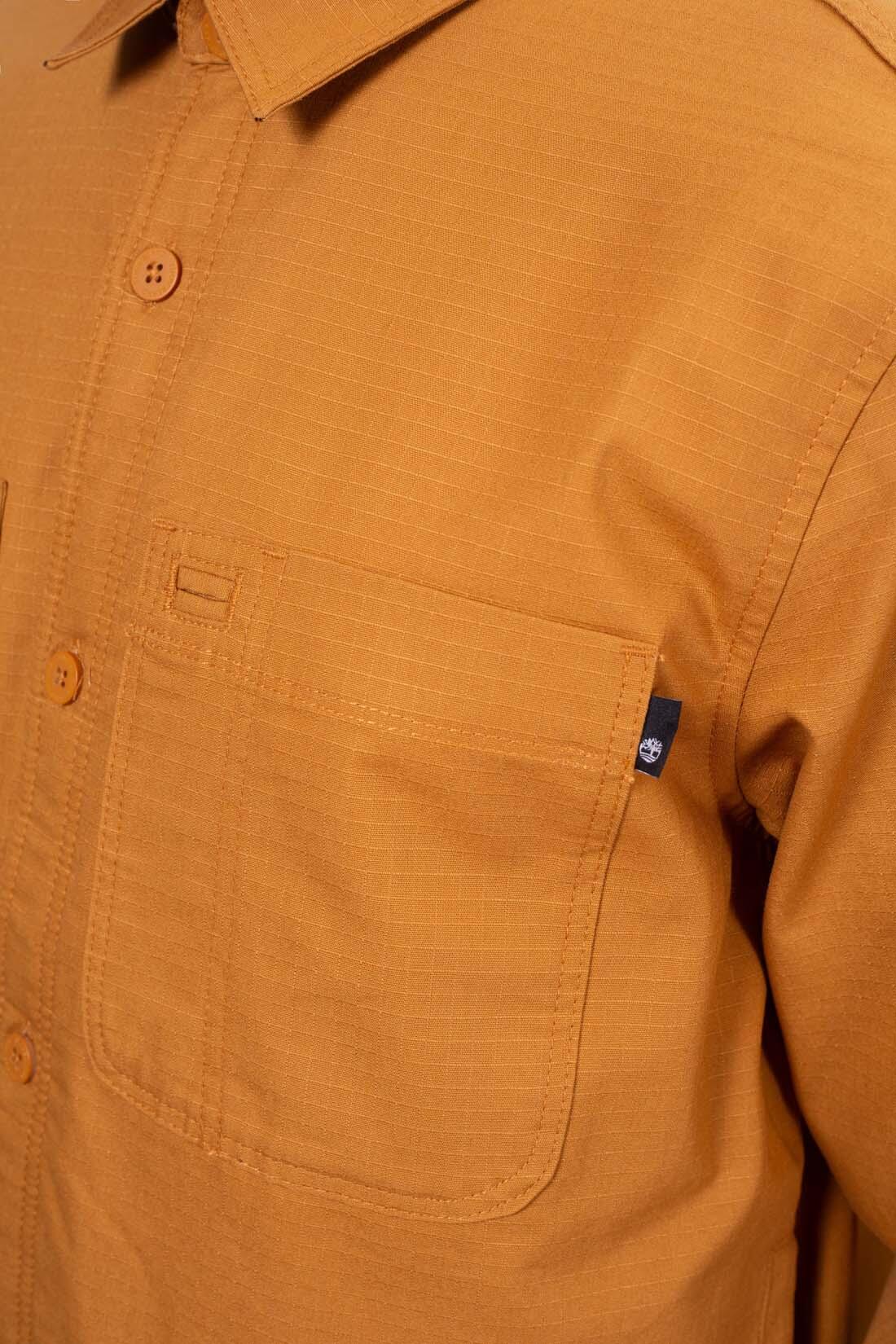 Herren - sport - gewattetes overshirt - tartanfutter - petal beige 4/6
