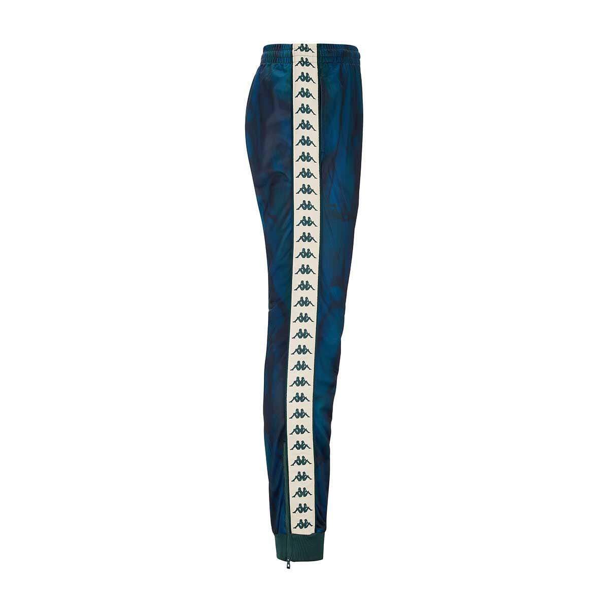 Pantaloni da uomo in poliestere verde da streetwear sportivo 2/5
