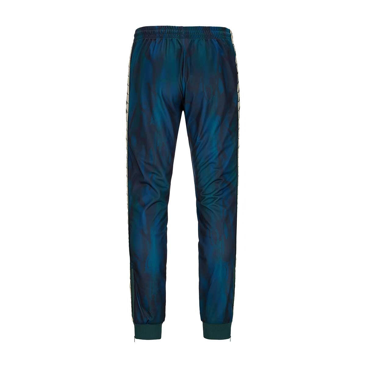 Pantaloni da uomo in poliestere verde da streetwear sportivo 4/5