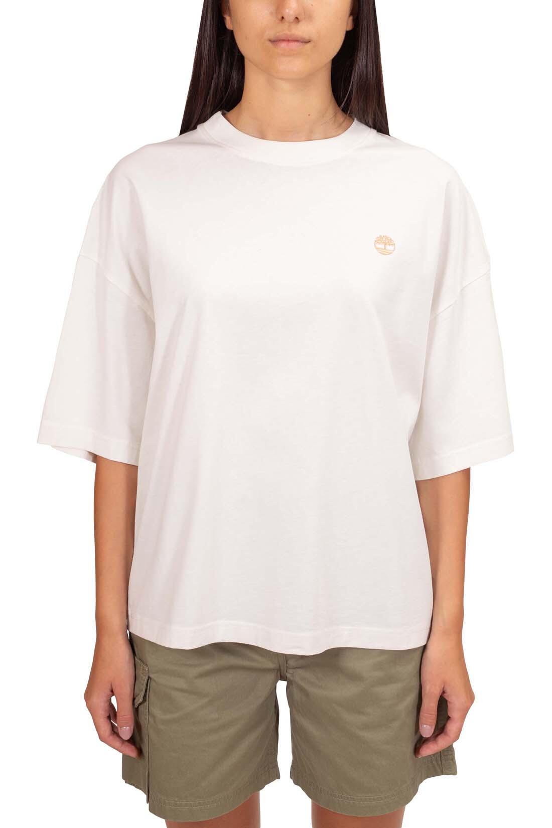 T-shirt donna oversize con logo 2/5