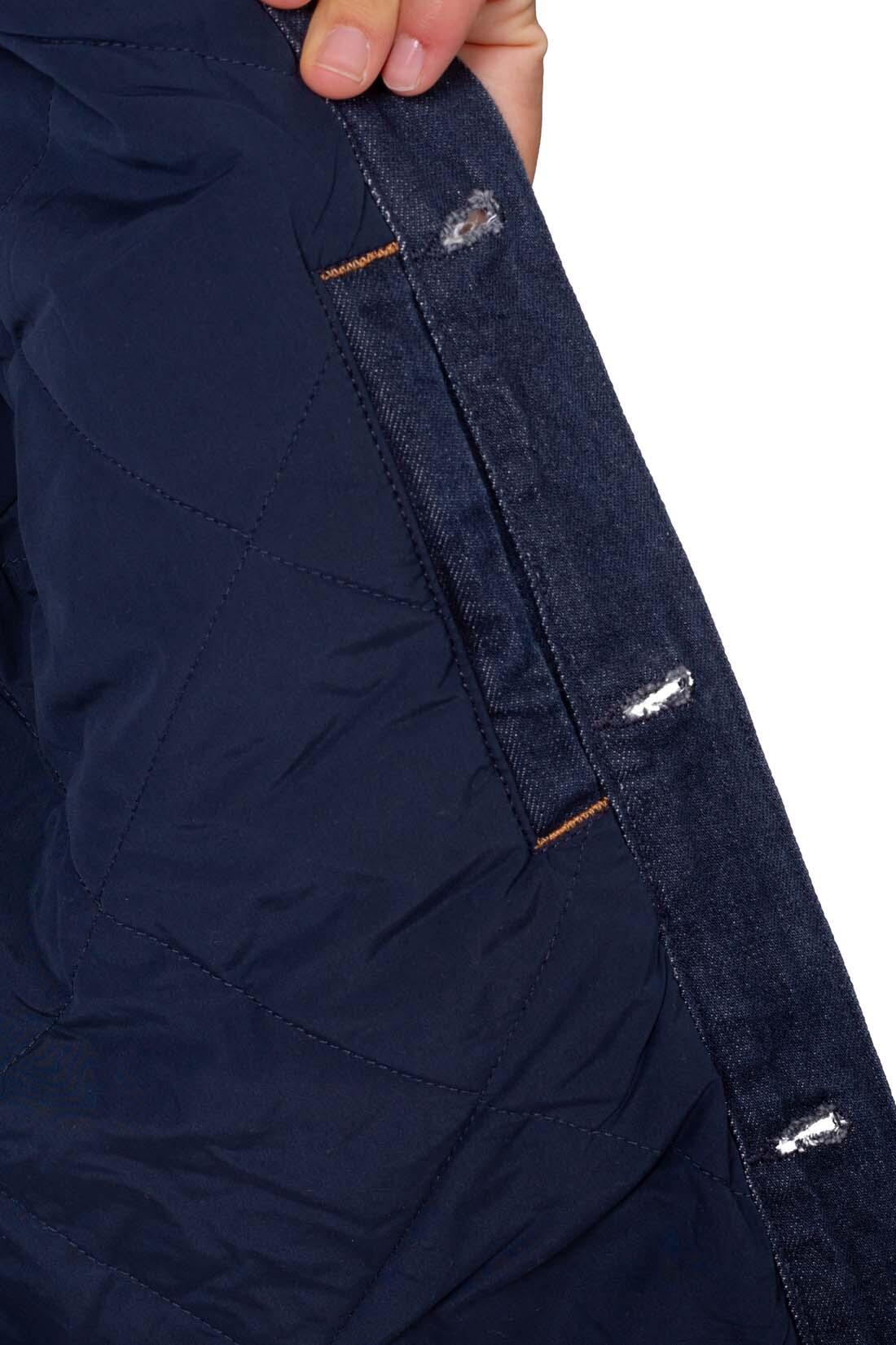 Chaqueta acolchada denim para hombre - azul 6/7
