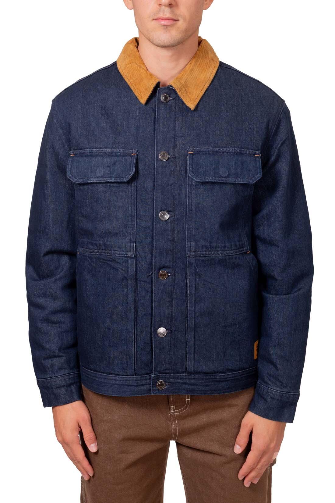 Chaqueta acolchada denim para hombre - azul 2/7