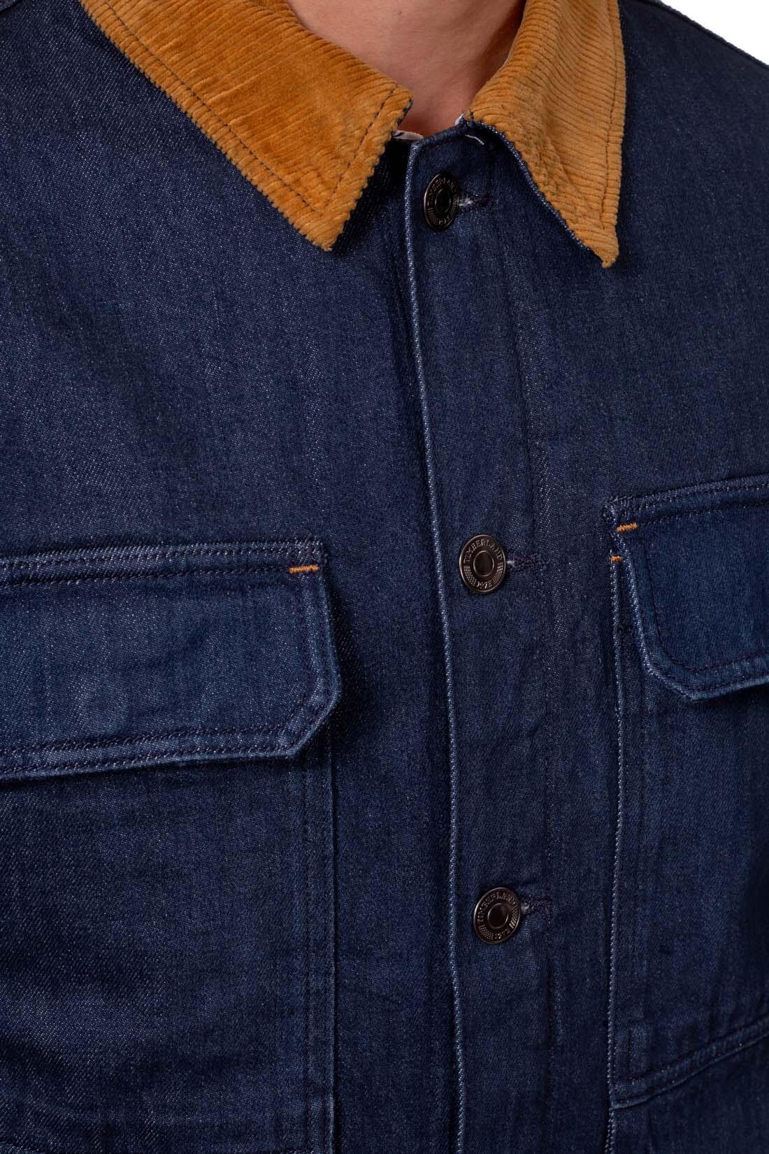 Chaqueta acolchada denim para hombre - azul 4/7