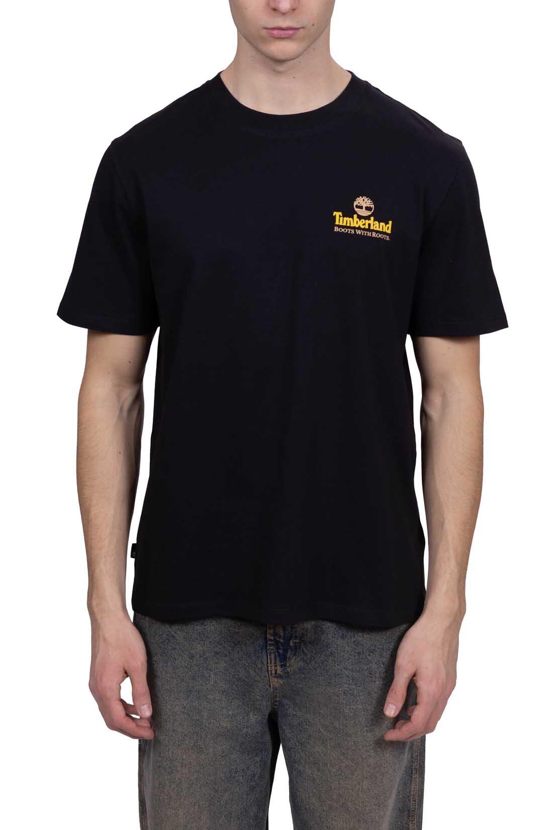 T-shirt homem relaxed fit com estampado árvore ilustrada 3/5