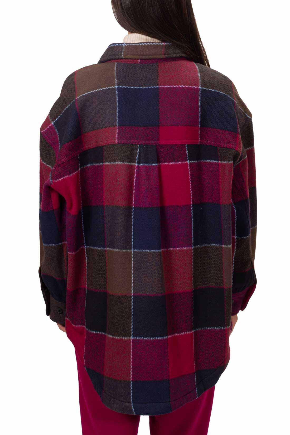 Sopracamicia donna in flanella pesante tartan 3/7