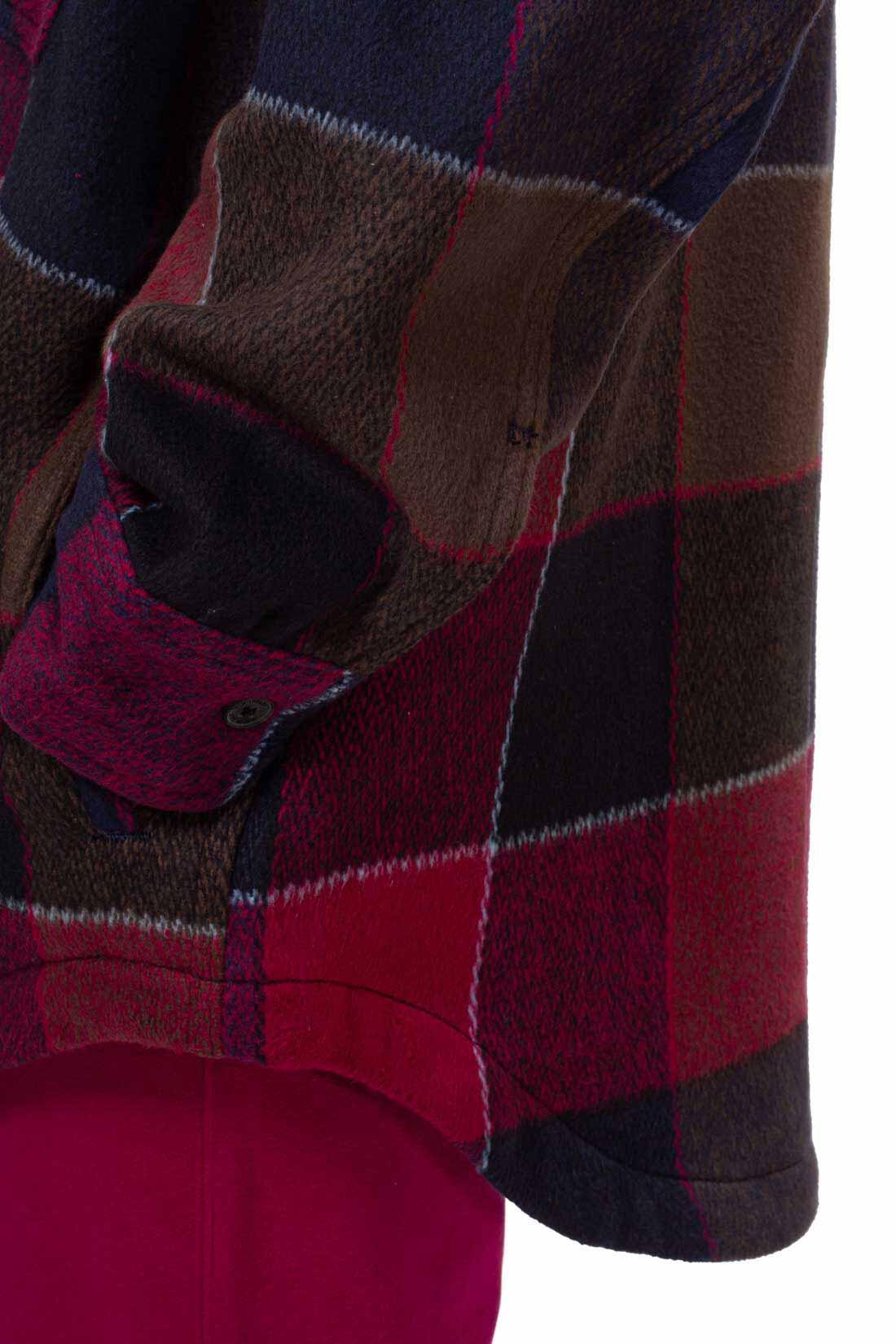 Sopracamicia donna in flanella pesante tartan 5/7