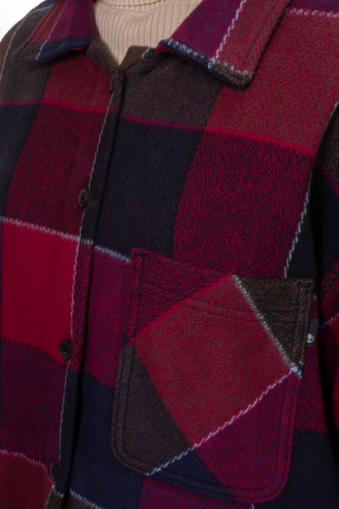 Sopracamicia donna in flanella pesante tartan 4/7
