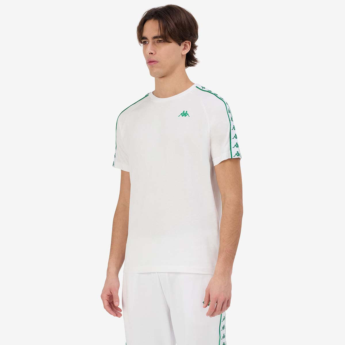 T-shirt pour homme Kappa Coen Blanc 5/7