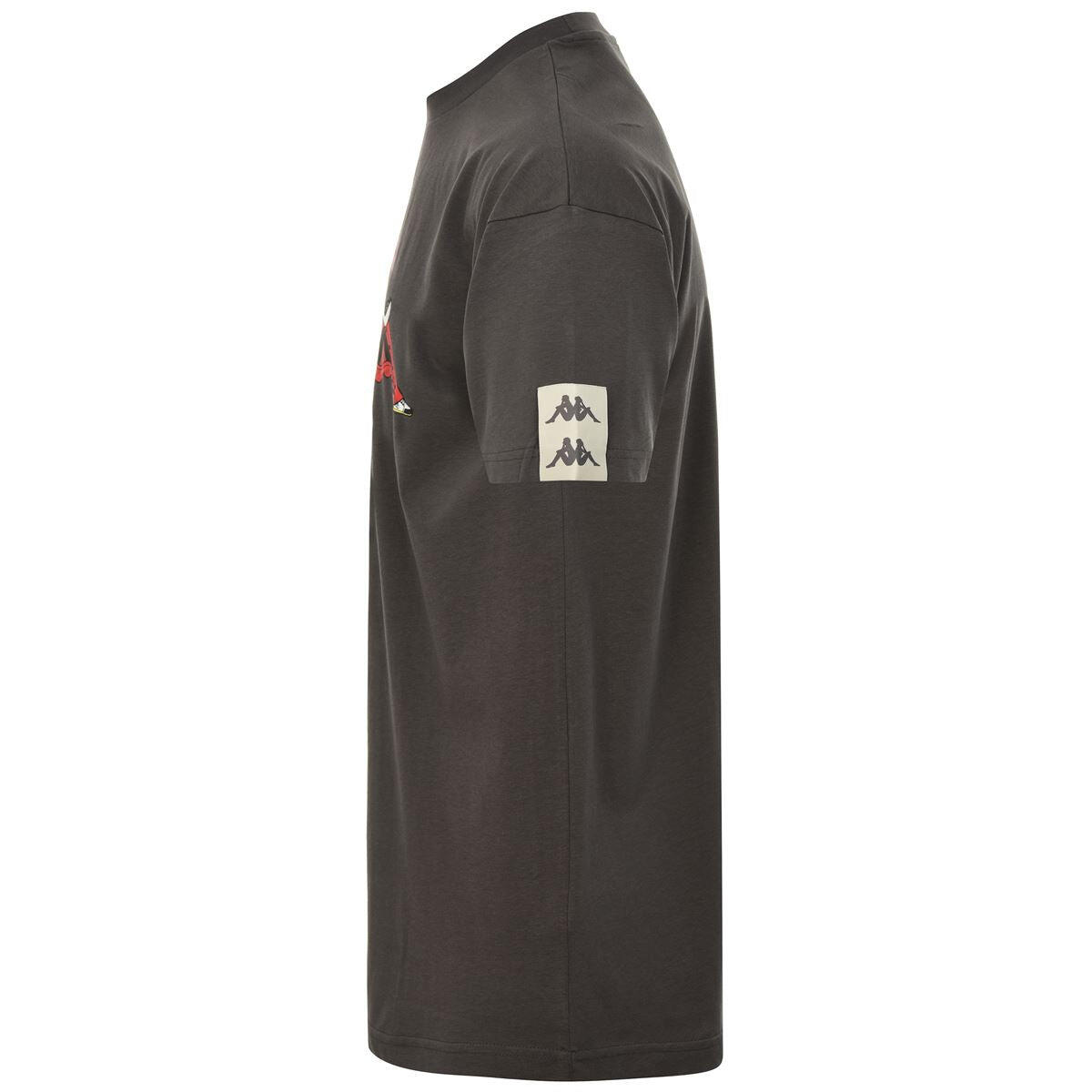 CAMISETA CASUAL HOMBRE KAPPA BANDA POP. Grey-beige 321677W 2/4