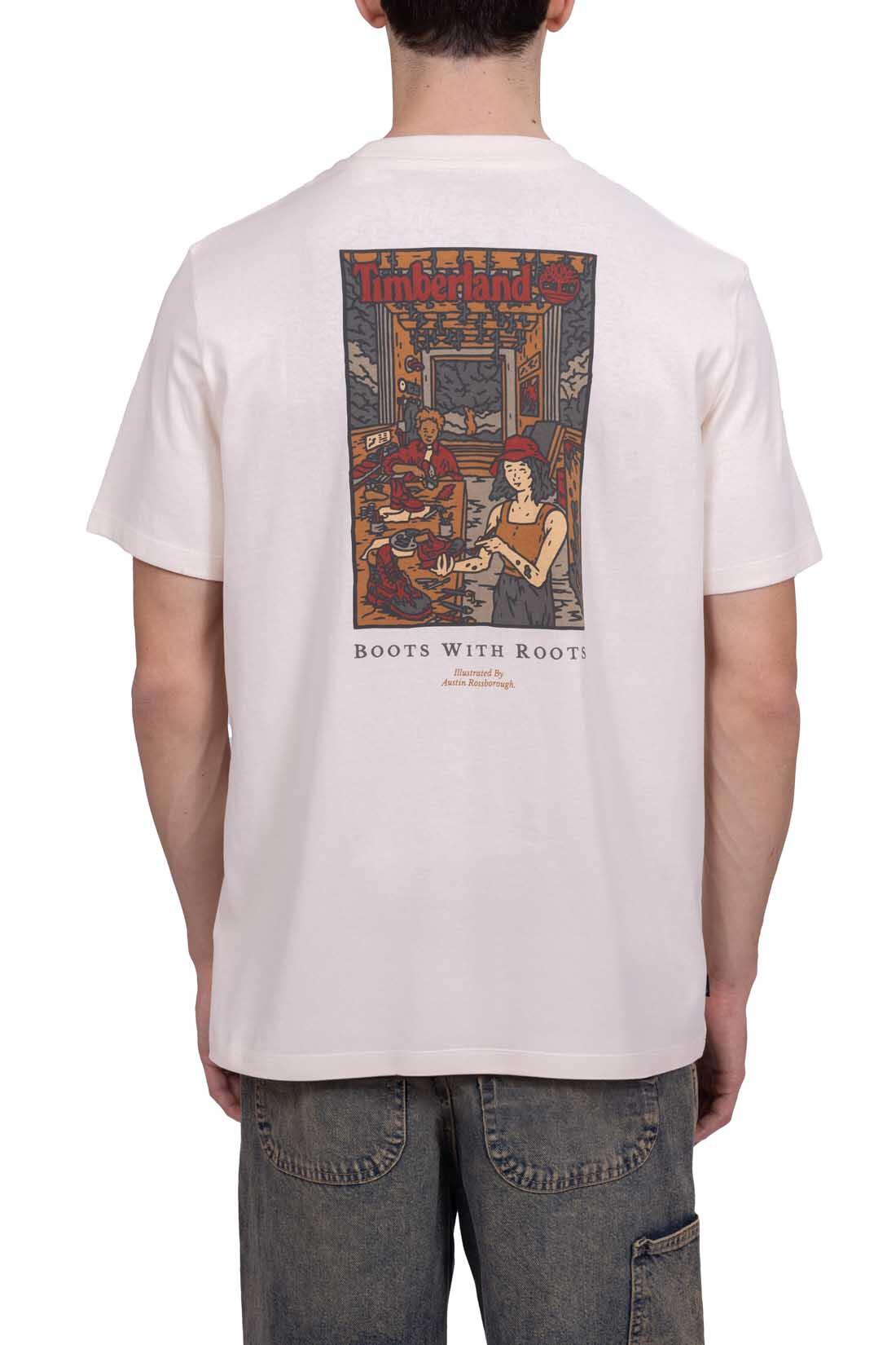 T-shirt - Casual - Uomo - Relaxed fit Boot Lab - Bianco 2/5
