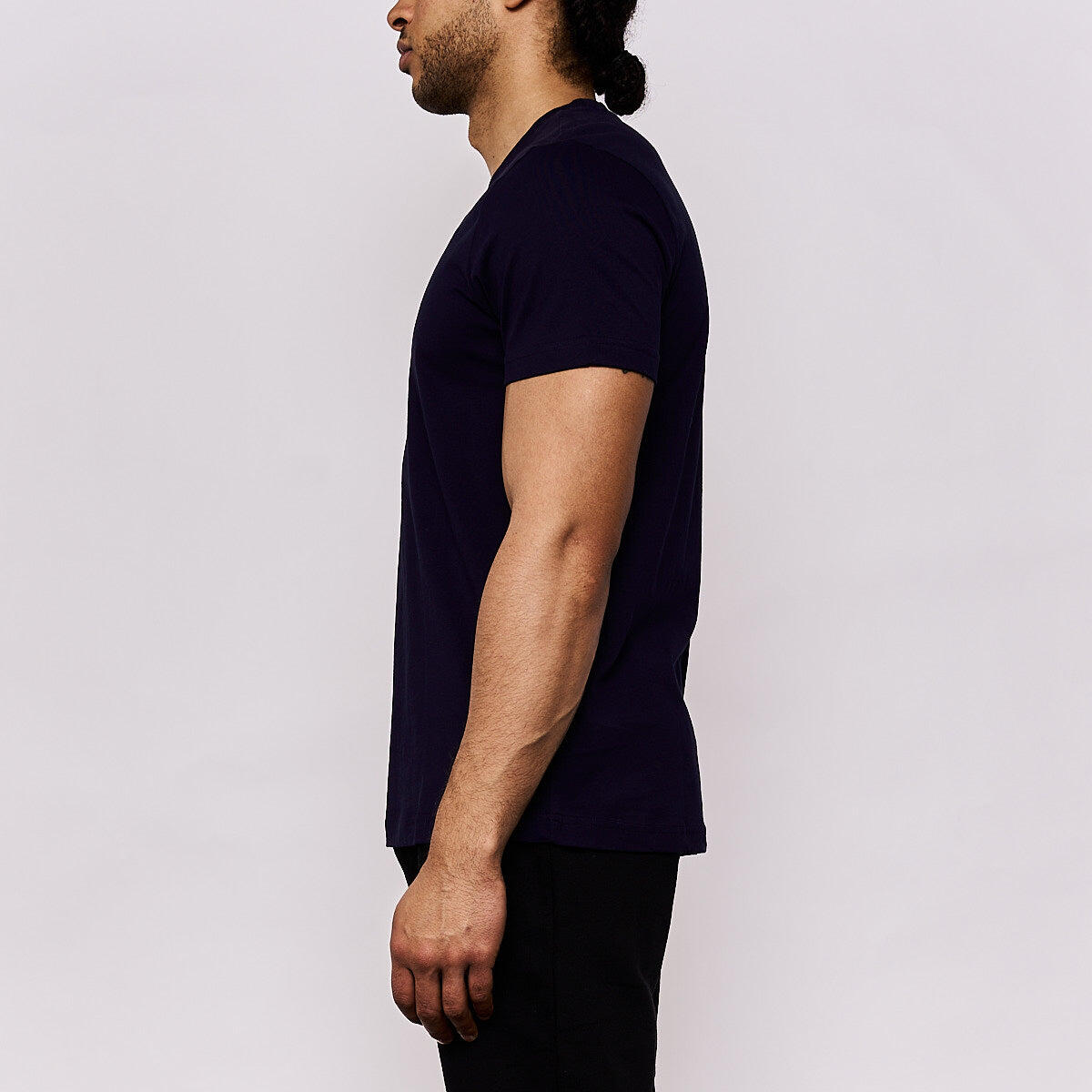 T-shirts & top da uomo in cotone blu da sportivo 2/7