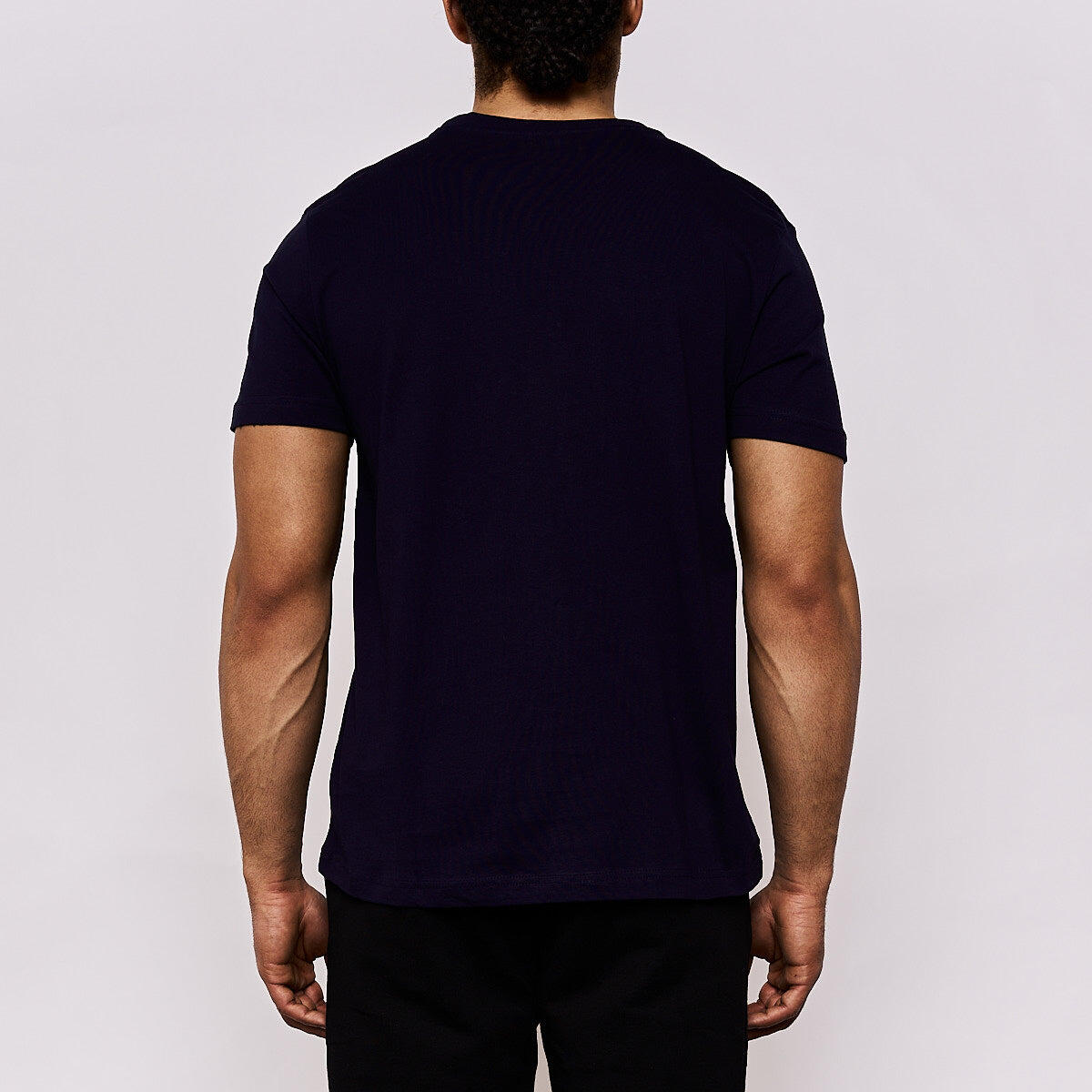T-shirts & top da uomo in cotone blu da sportivo 4/7