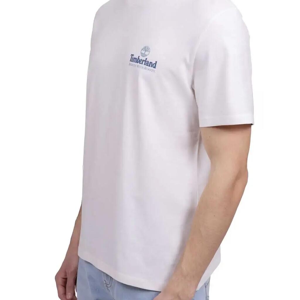TIMBERLAND men's relaxed fit T-shirt with illustrated tree print
