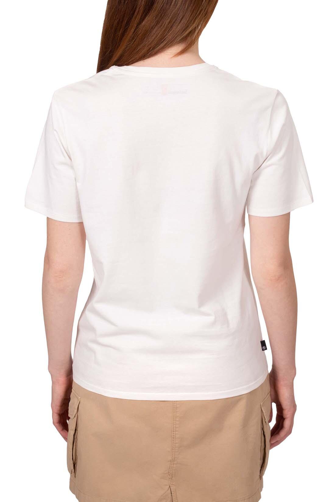 T-shirt - sportswear - mulher - regular 100% algodão - branco 3/5