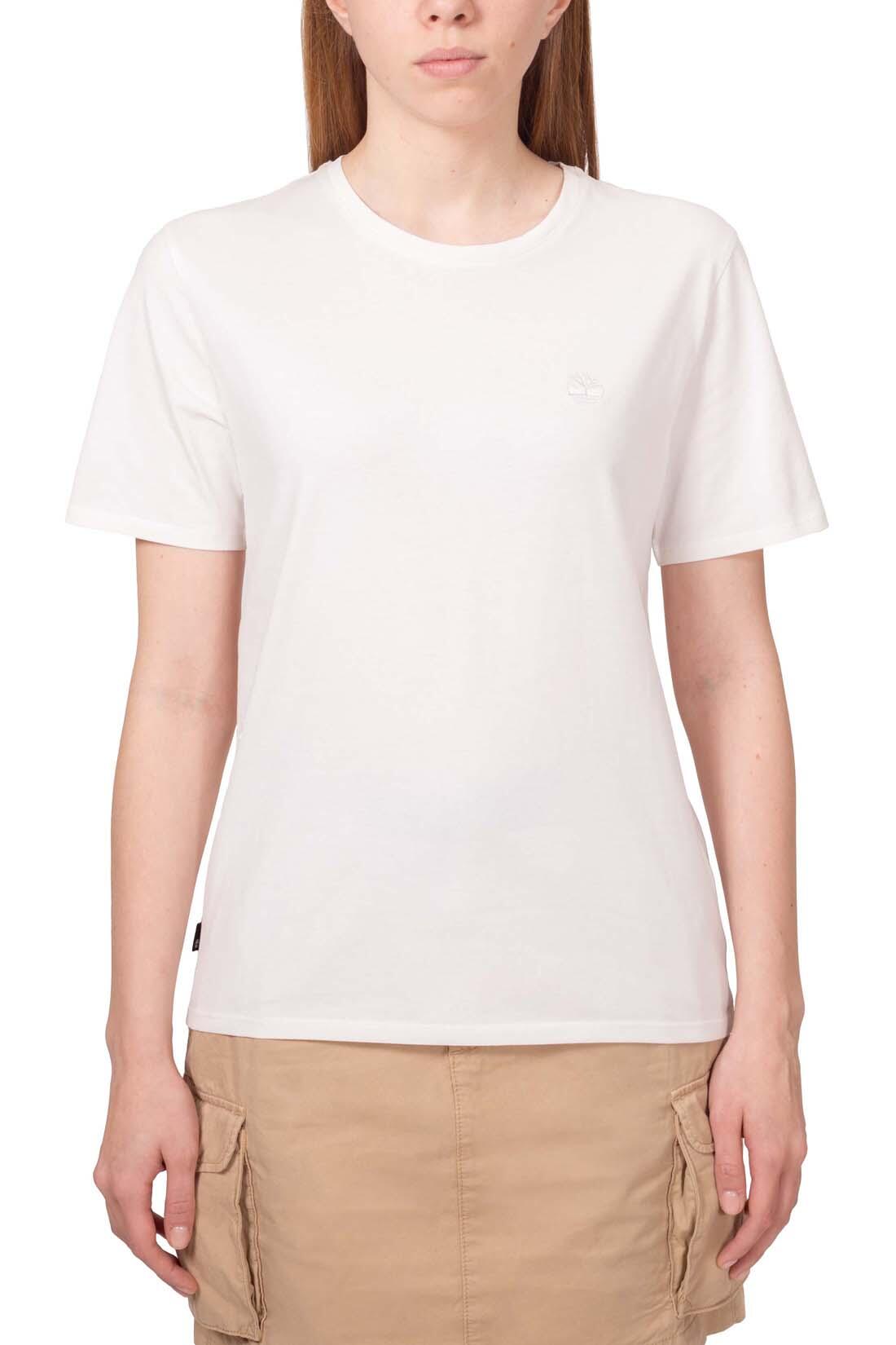 T-shirt - sportswear - mulher - regular 100% algodão - branco 2/5