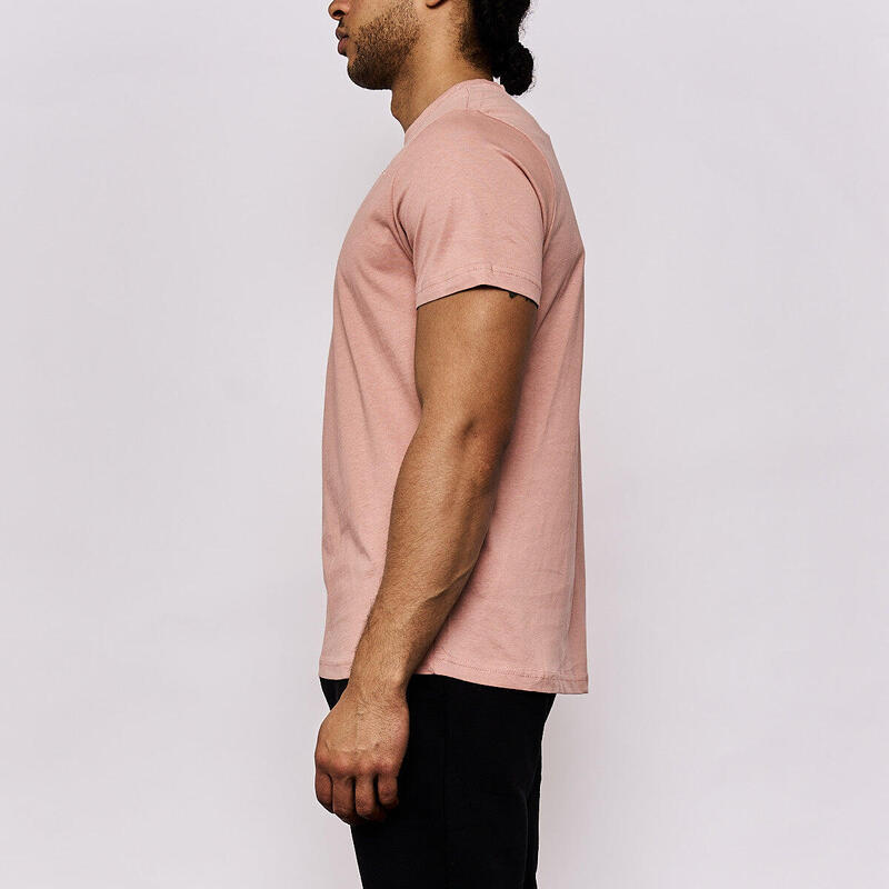 T-shirt manches courtes homme Cafers rose