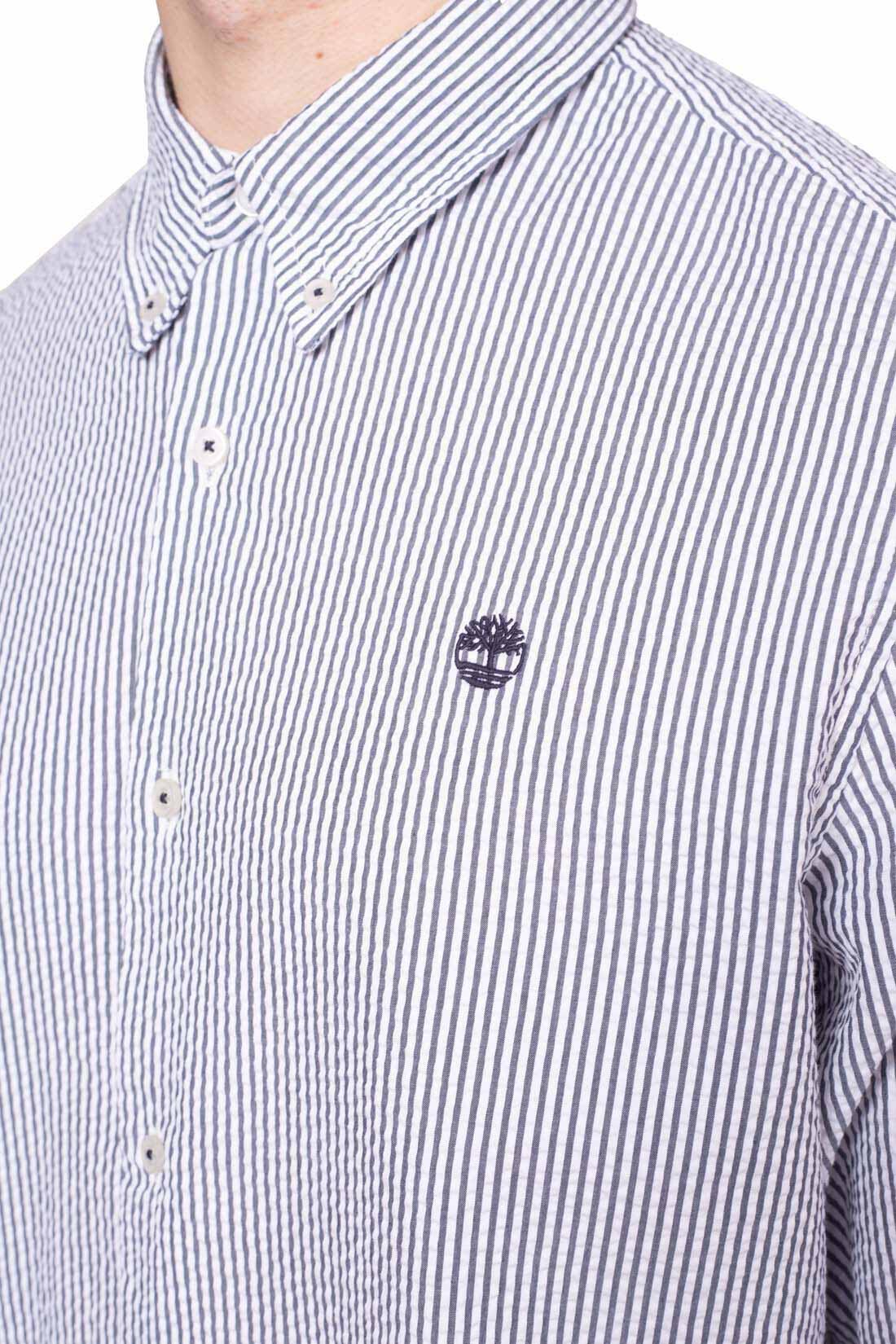 Camicia uomo button-down in seersucker 5/5