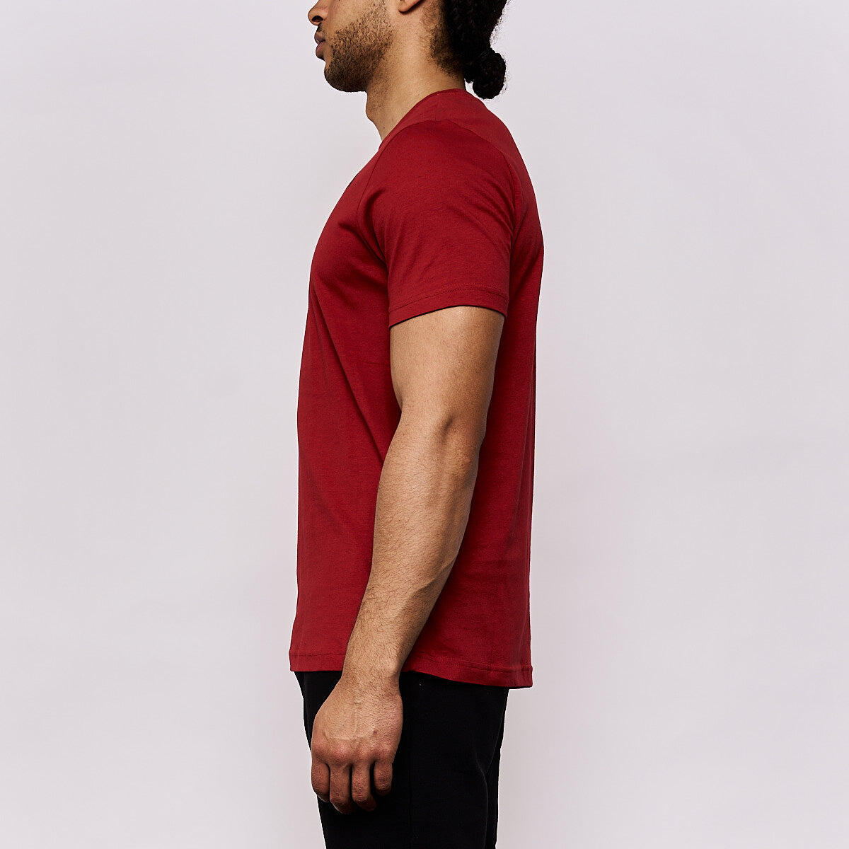 T-shirt manches courtes homme Cafers rouge 2/4