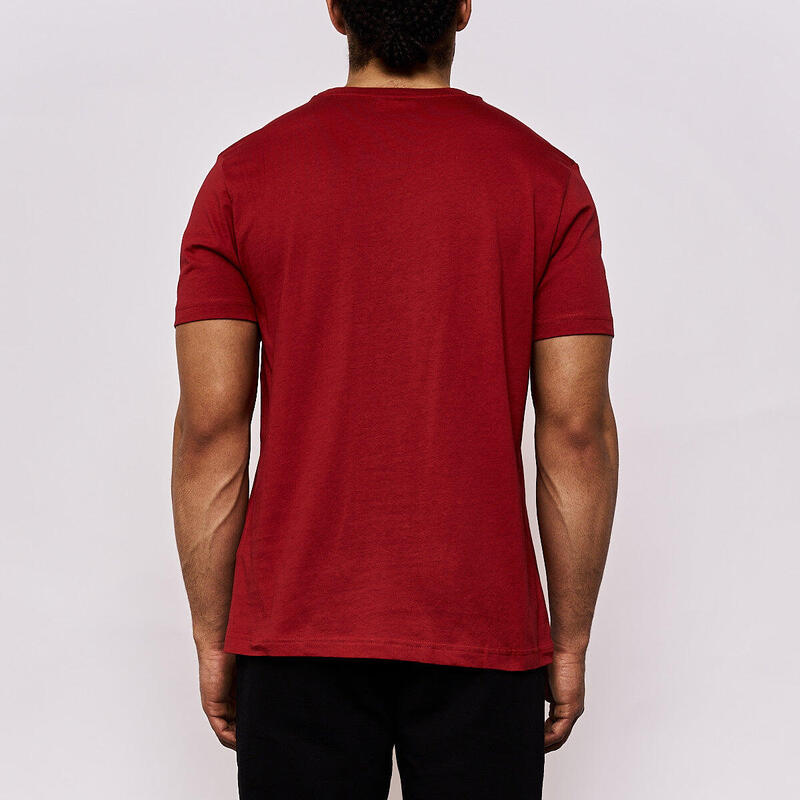T-shirt manches courtes homme Cafers rouge