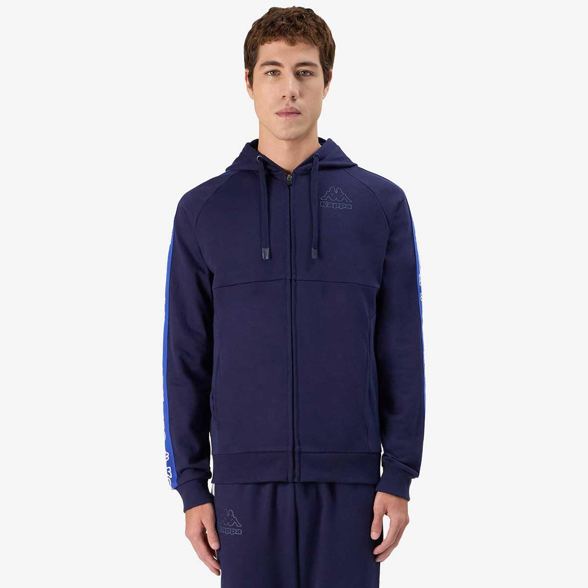 Sweat-shirt zippé pour homme bleu pour sportif 5/7