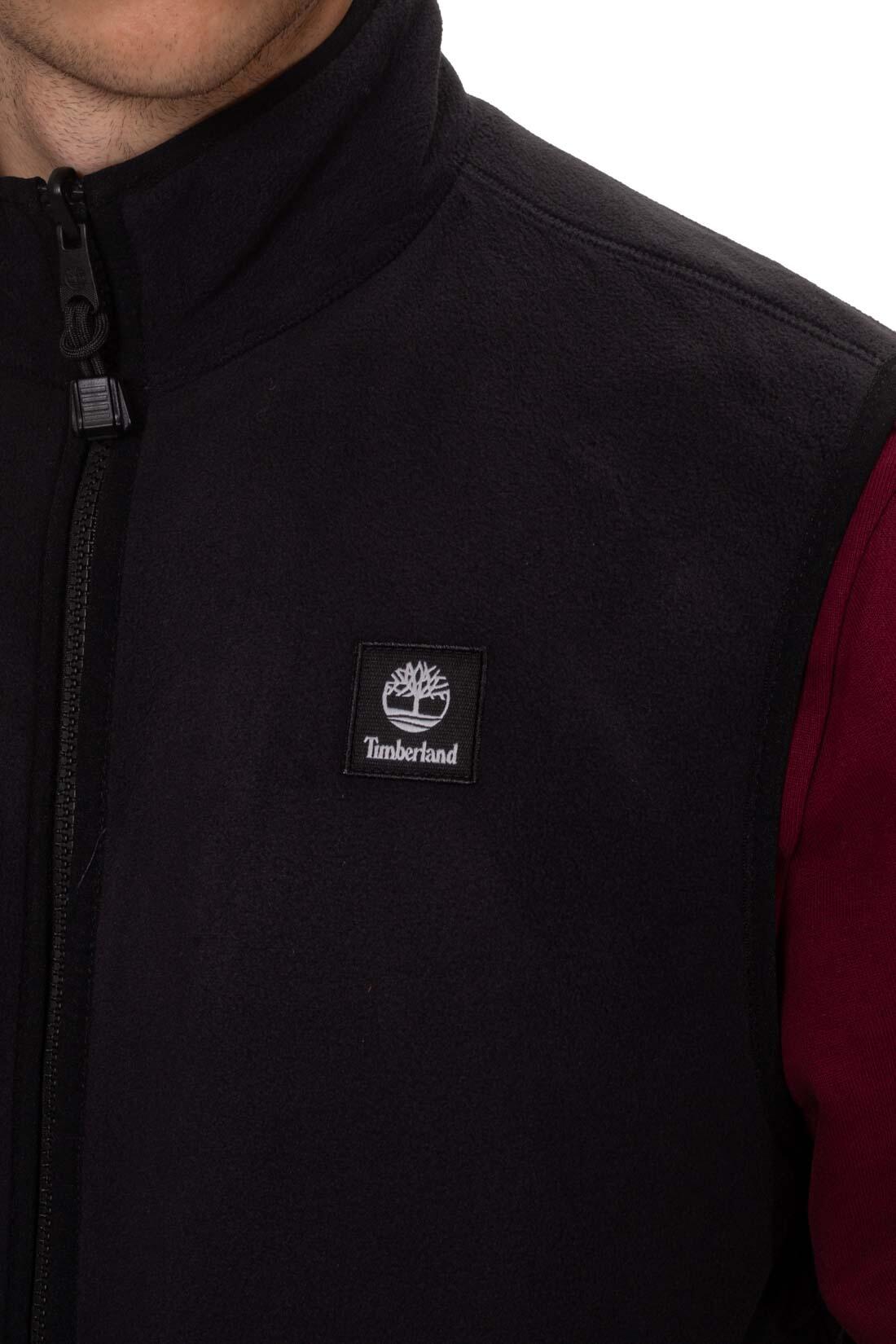Fleece sem mangas - sportswear - Homem - Regular fit - Com fecho frontal - Preto 4/5