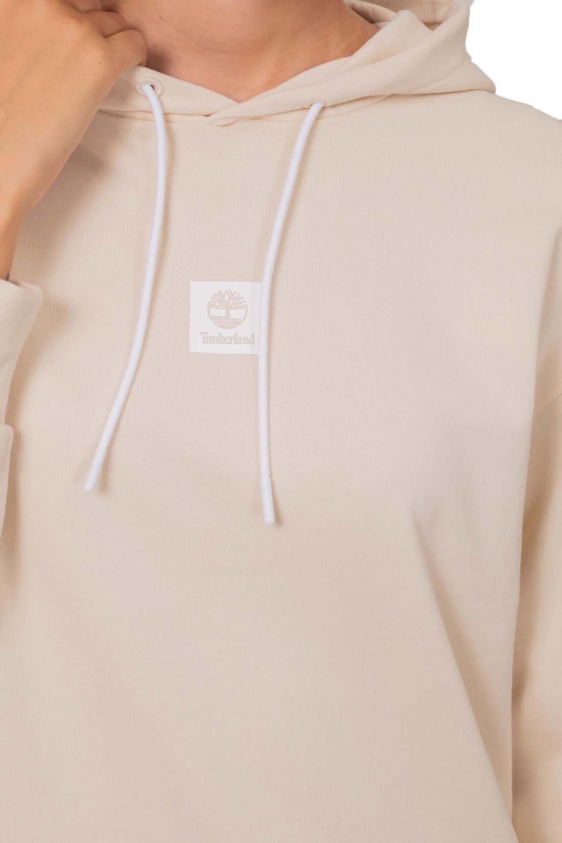 Felpa donna estiva con cappuccio e logo 5/5