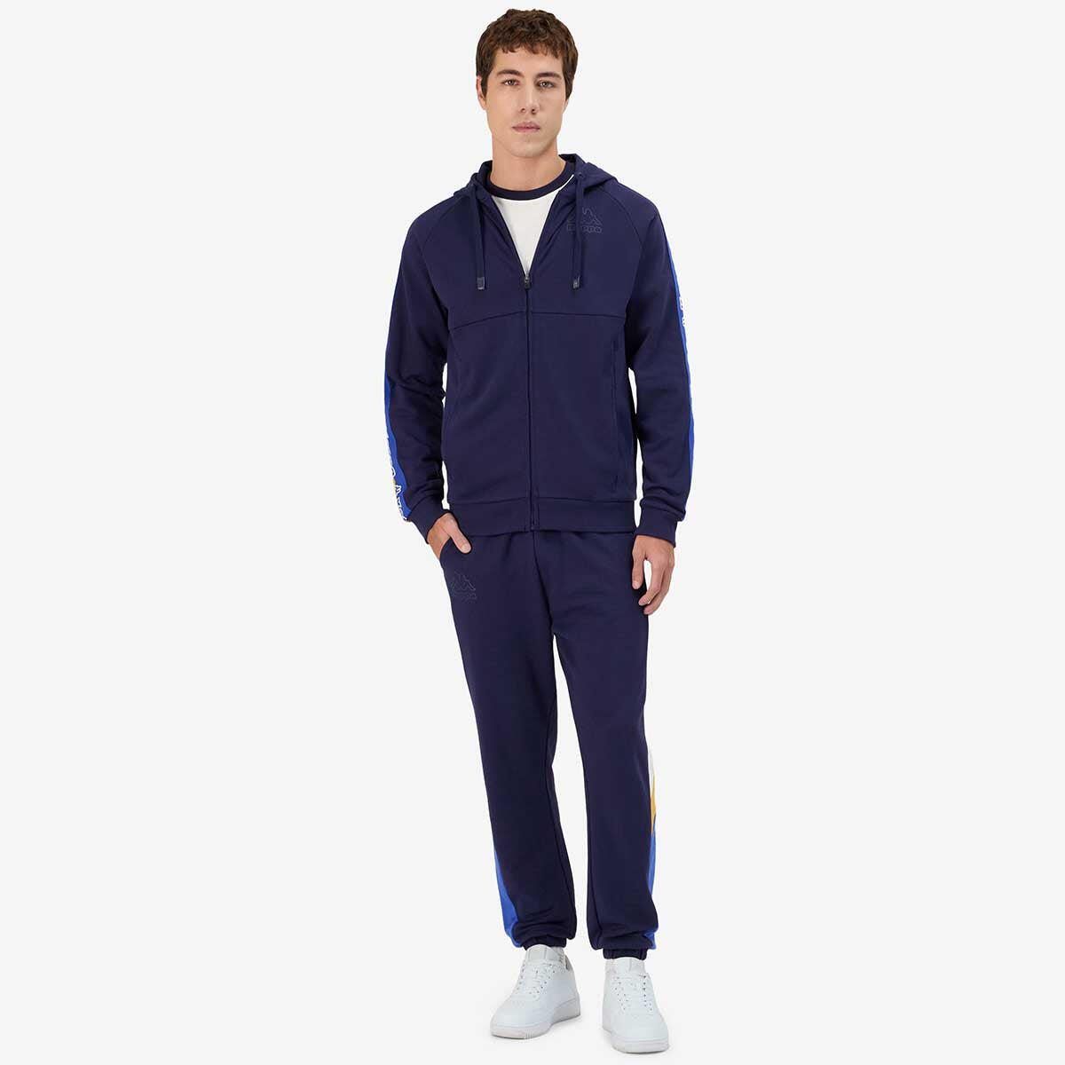 Sweat-shirt zippé pour homme bleu pour sportif 4/7