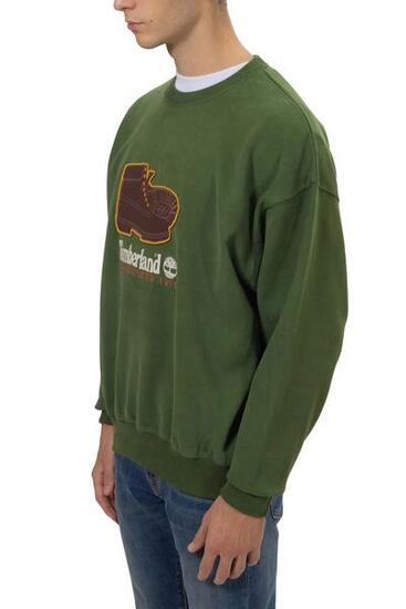 Felpa invernale uomo con patch stivaletti iconici