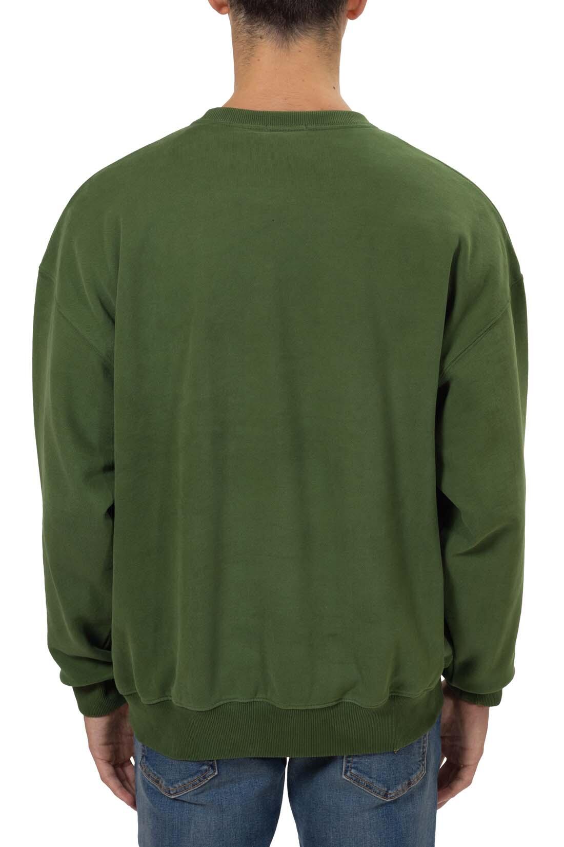 Felpa invernale uomo con patch stivaletti iconici 3/5