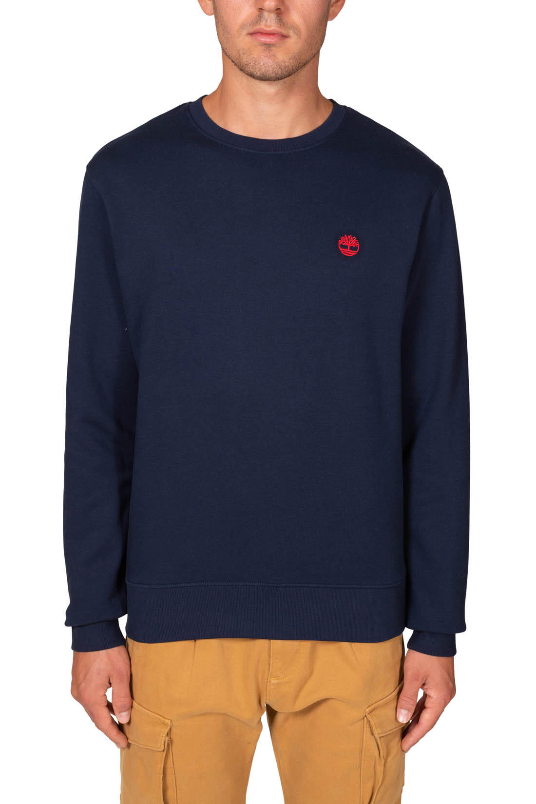Felpa uomo essenziale con logo 2/4