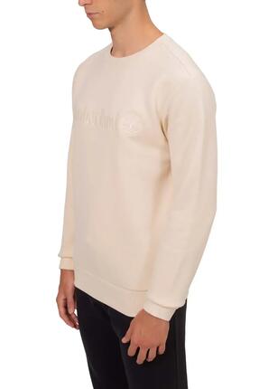 Sweatshirt - Sportswear - Homme - Regular, col rond - Blanc