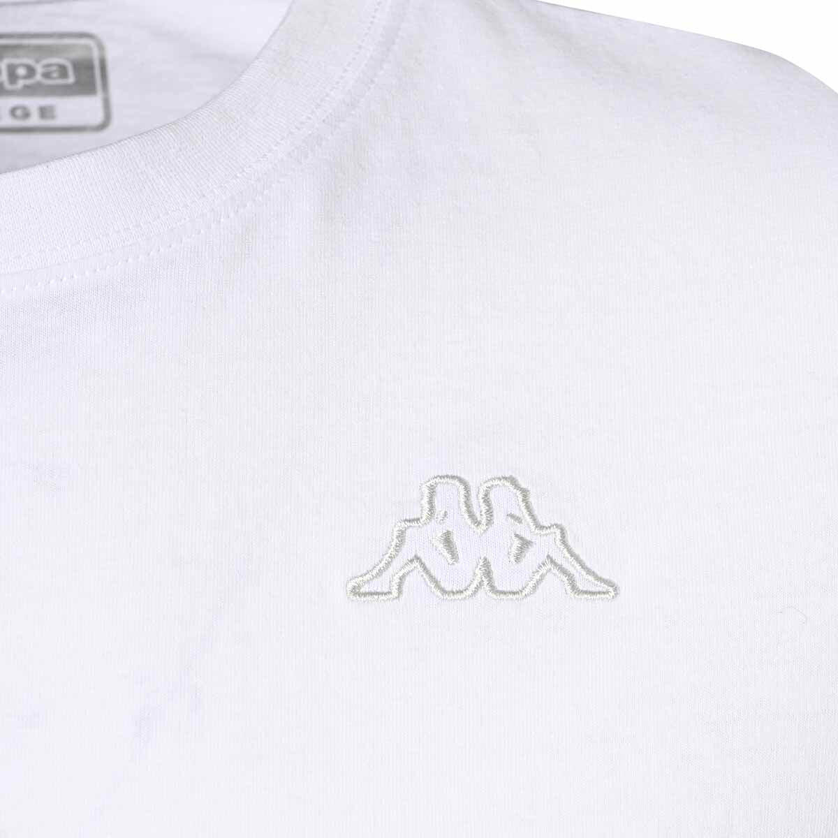 T-shirt Uomo Kappa Cafers Bianco 4/4