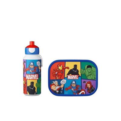 PACK DE ALMUERZO FIAMBRERA Y BOTELLA INFANTIL MEPAL SPIDERMAN