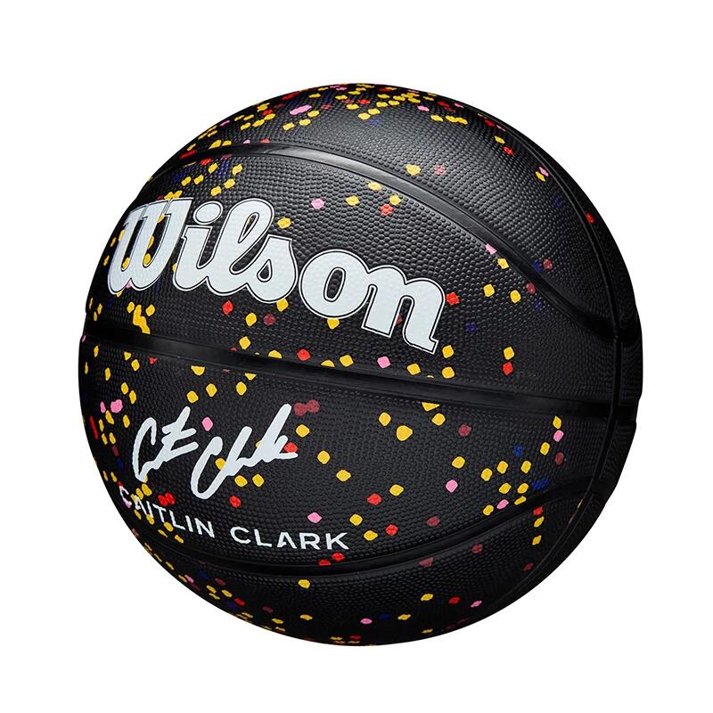 Pallone da basket Wilson Caitlin Clark Journey Series misura 5 nero 3/6