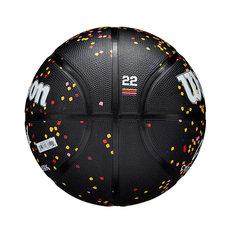 Pallone da basket Wilson Caitlin Clark Journey Series misura 5 nero 4/6