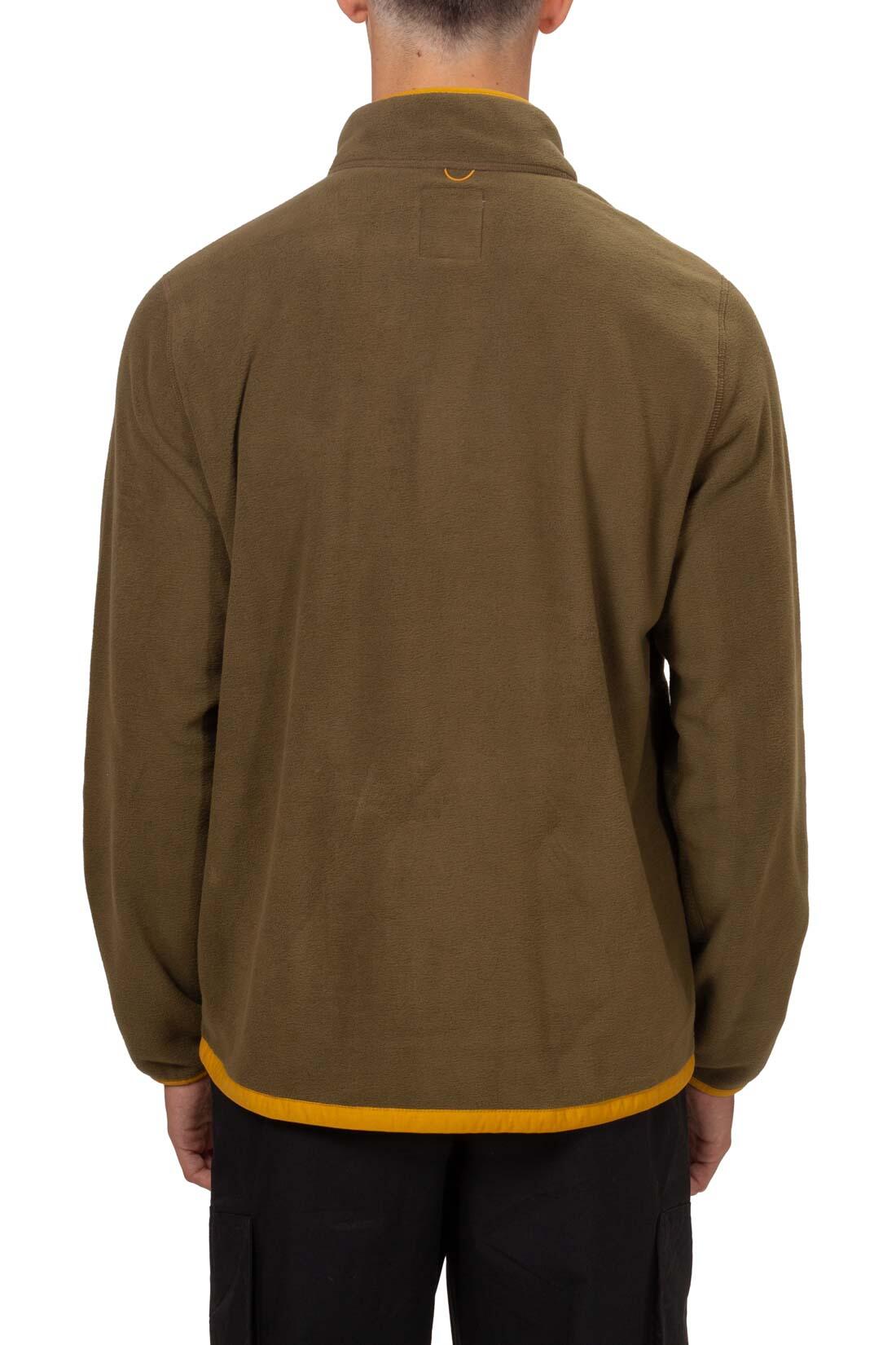 Pile uomo con zip e patch logo 3/5