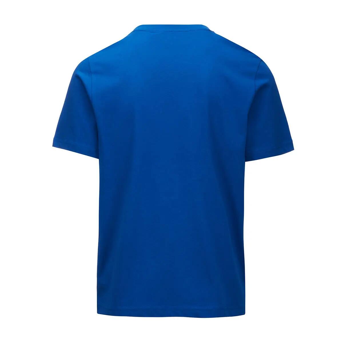 Camiseta Kappa hombre algodón azul gimnasio 4/5