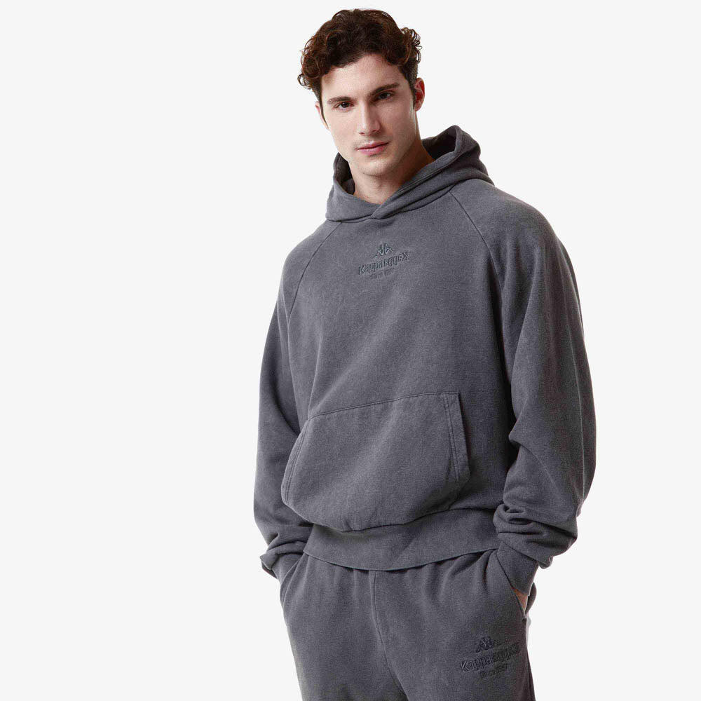 Sweat-shirt pour homme gris pour streetwear sportif 6/7