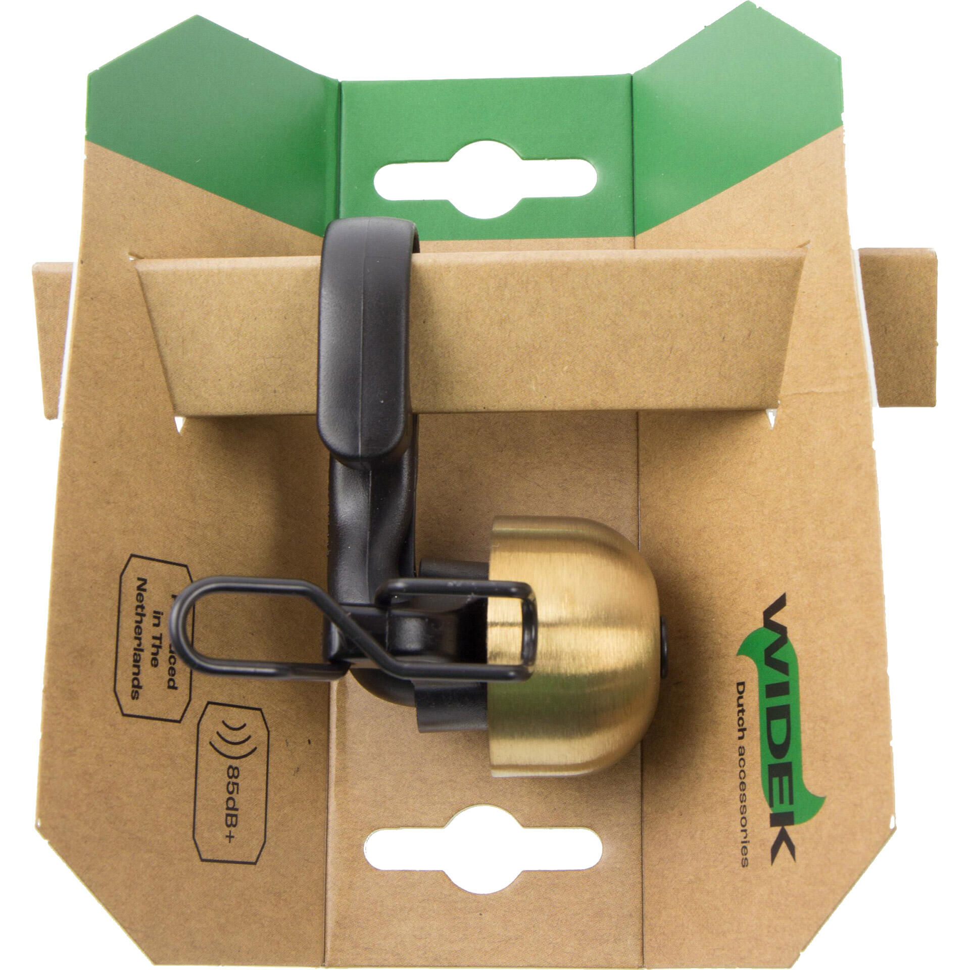 Qibbel E-Bike Glocke mit Halterung - PVD Goldbeschichtung 2/2