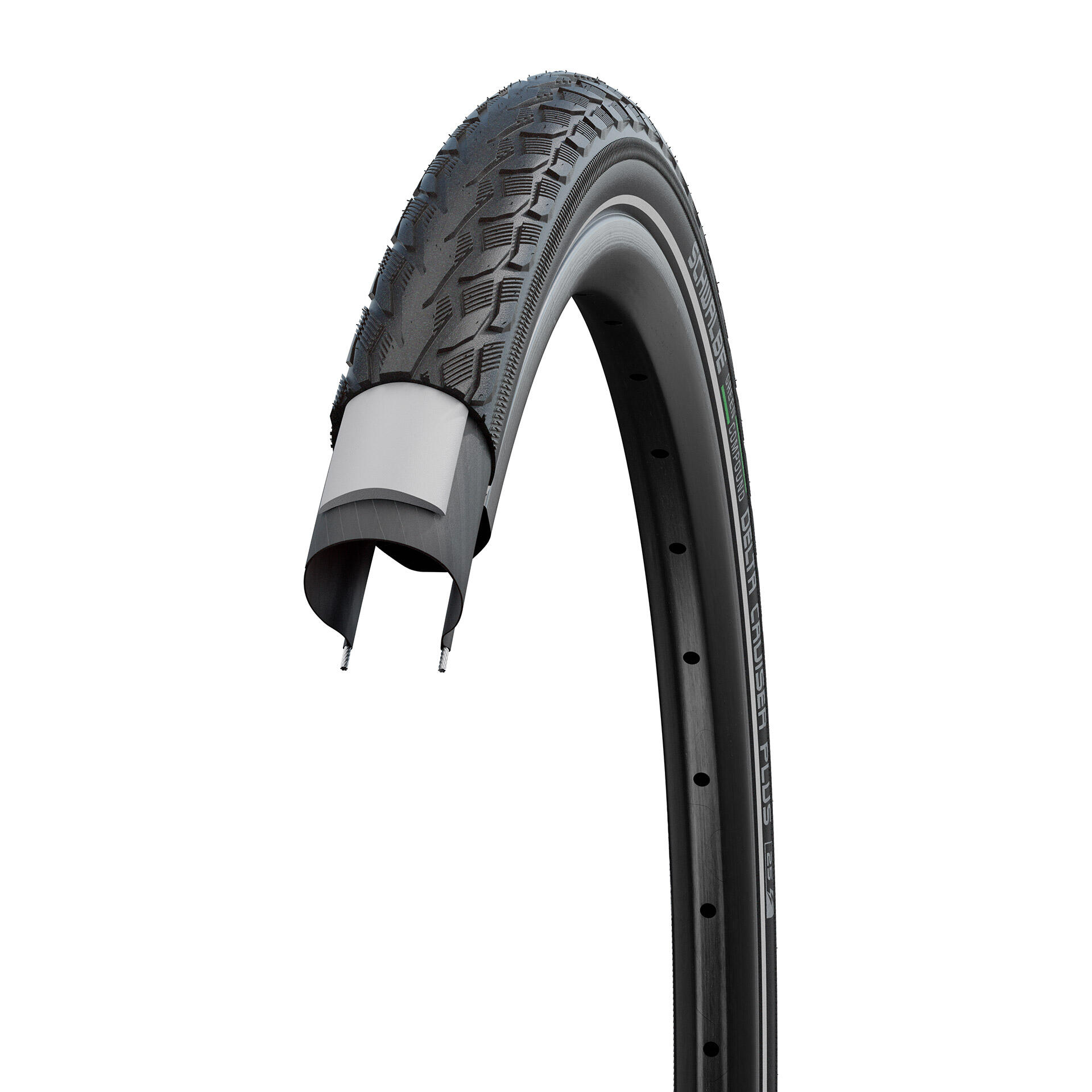 Schwalbe Delta Cruiser Plus Trekking Drahtreifen - Active