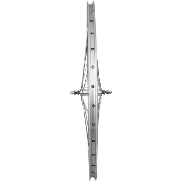 Roland voorwiel 28" ryde zac19 alu naaf zilveren velg 3/4