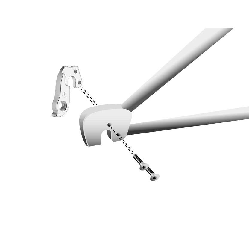 Rechtes hinteres Ausfallende Union gh-170 5/6