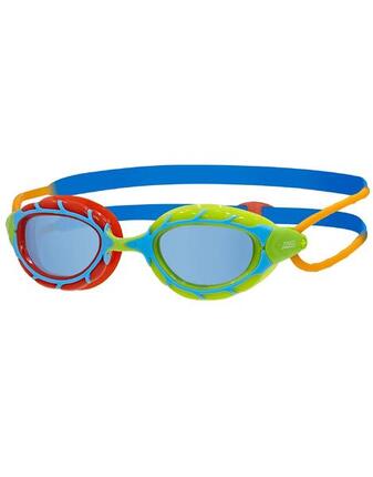 Zoggs Predator Junior lunettes natation junior 180° anti-buée rouge orange