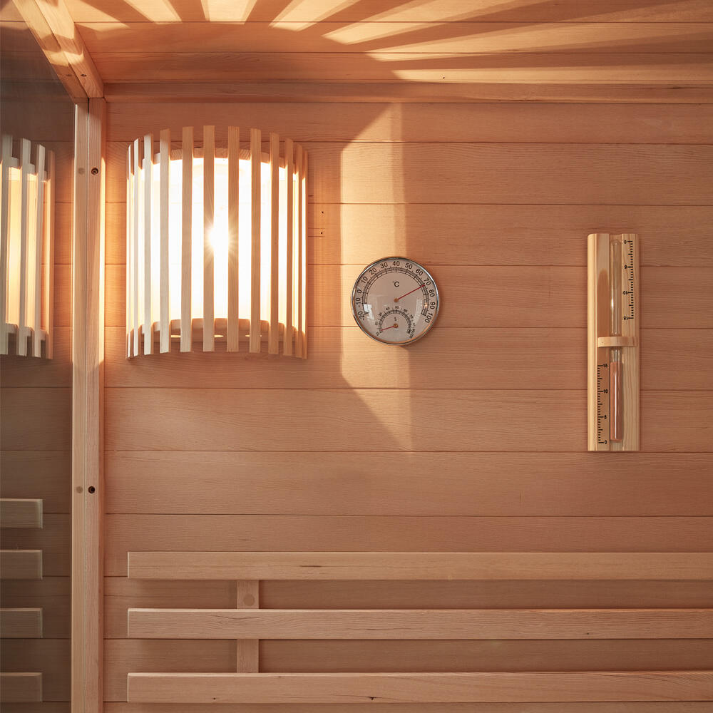 Sauna traditionnel SKYLINE L - 150 x 120 cm pour 3 personnes 7/7