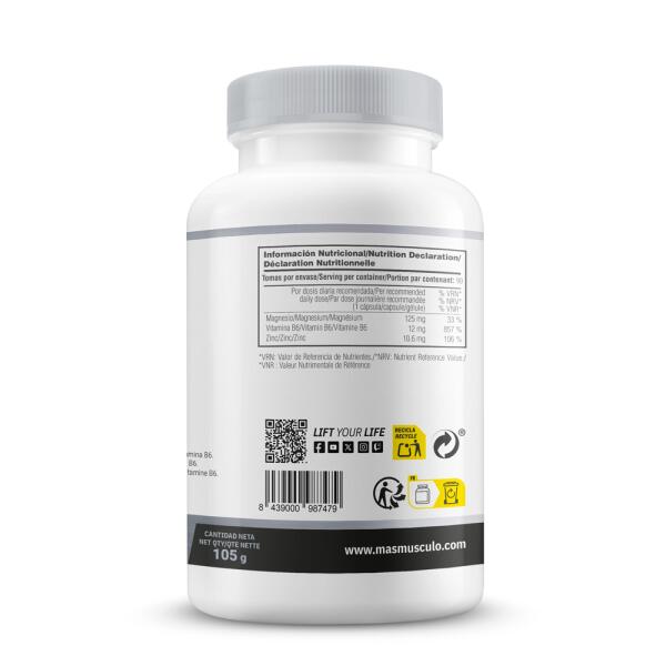 ZMA - 90 Capsule Vegetali MM Supplements 3/4