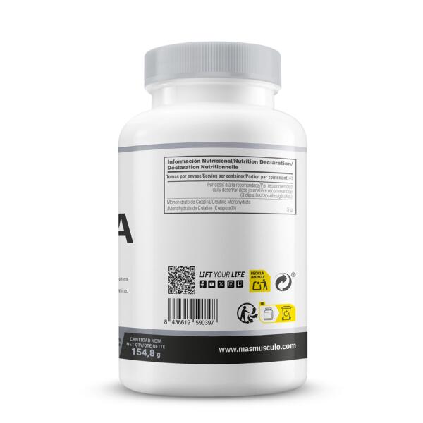 Creatina Creapure Creatina Monoidrato KEFORMA 120 Compresse - Integratore Sportivo Per Massa Muscolare Creatina Creapure Capsule - Foto 8