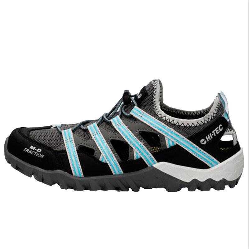 Cinza / Preto / Azul claro